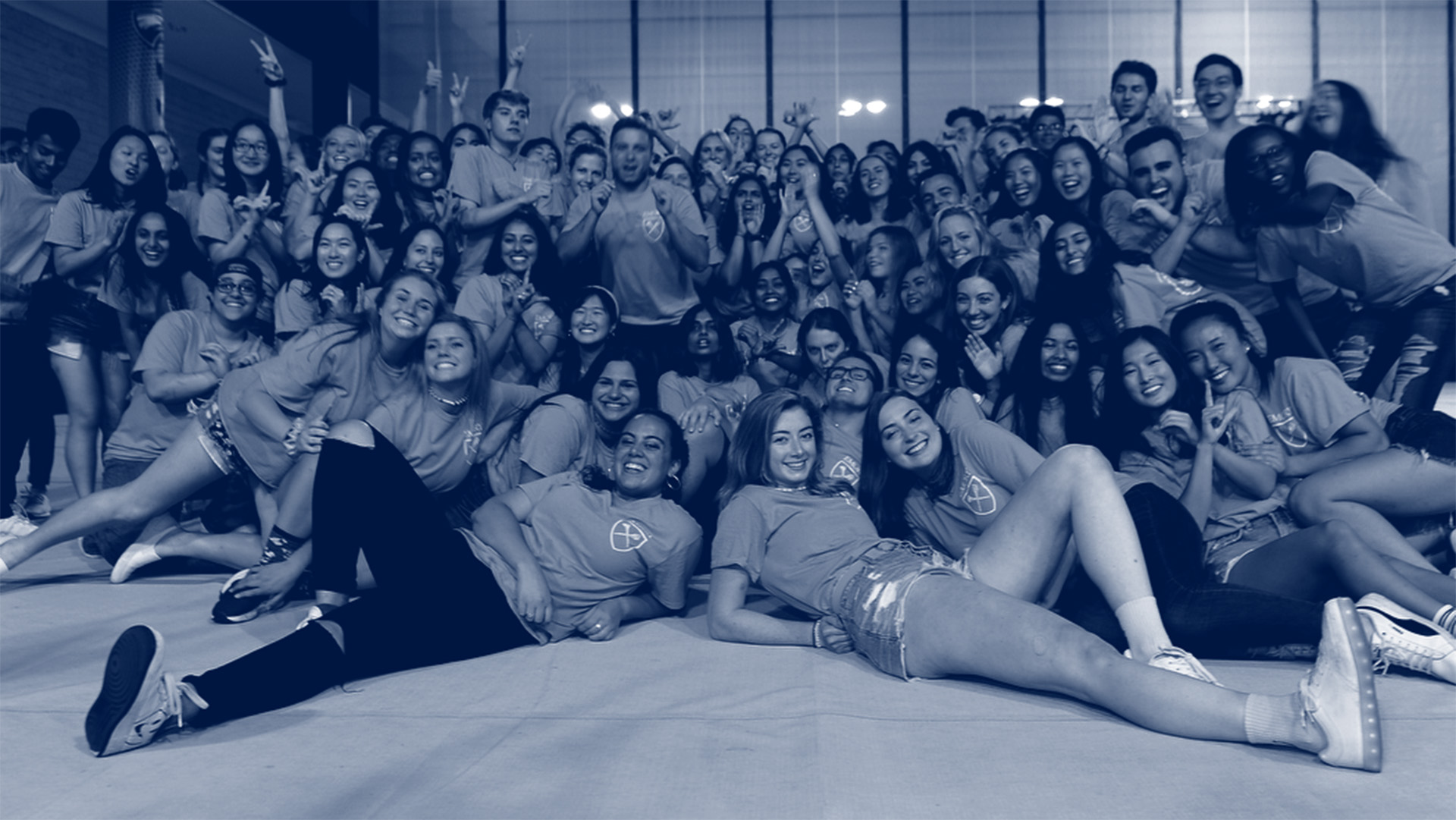 Group of students posing