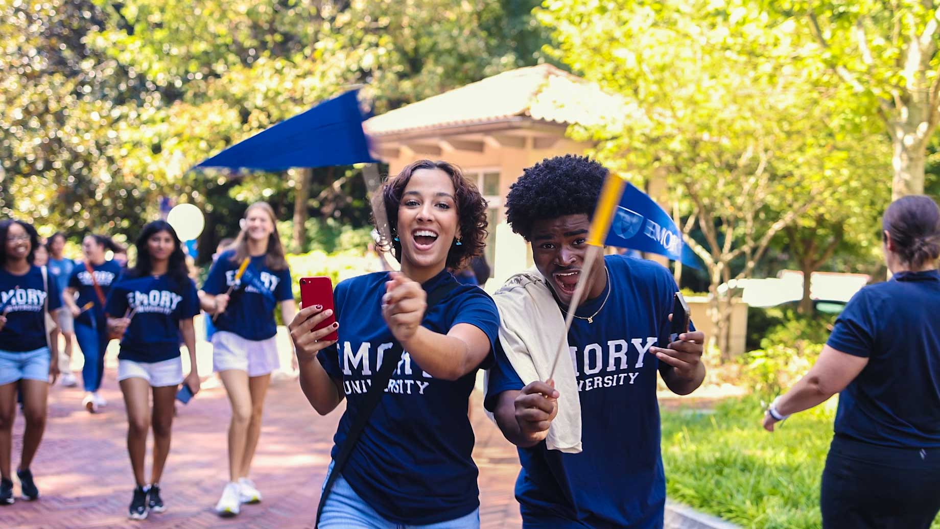Student Celebrating Admission