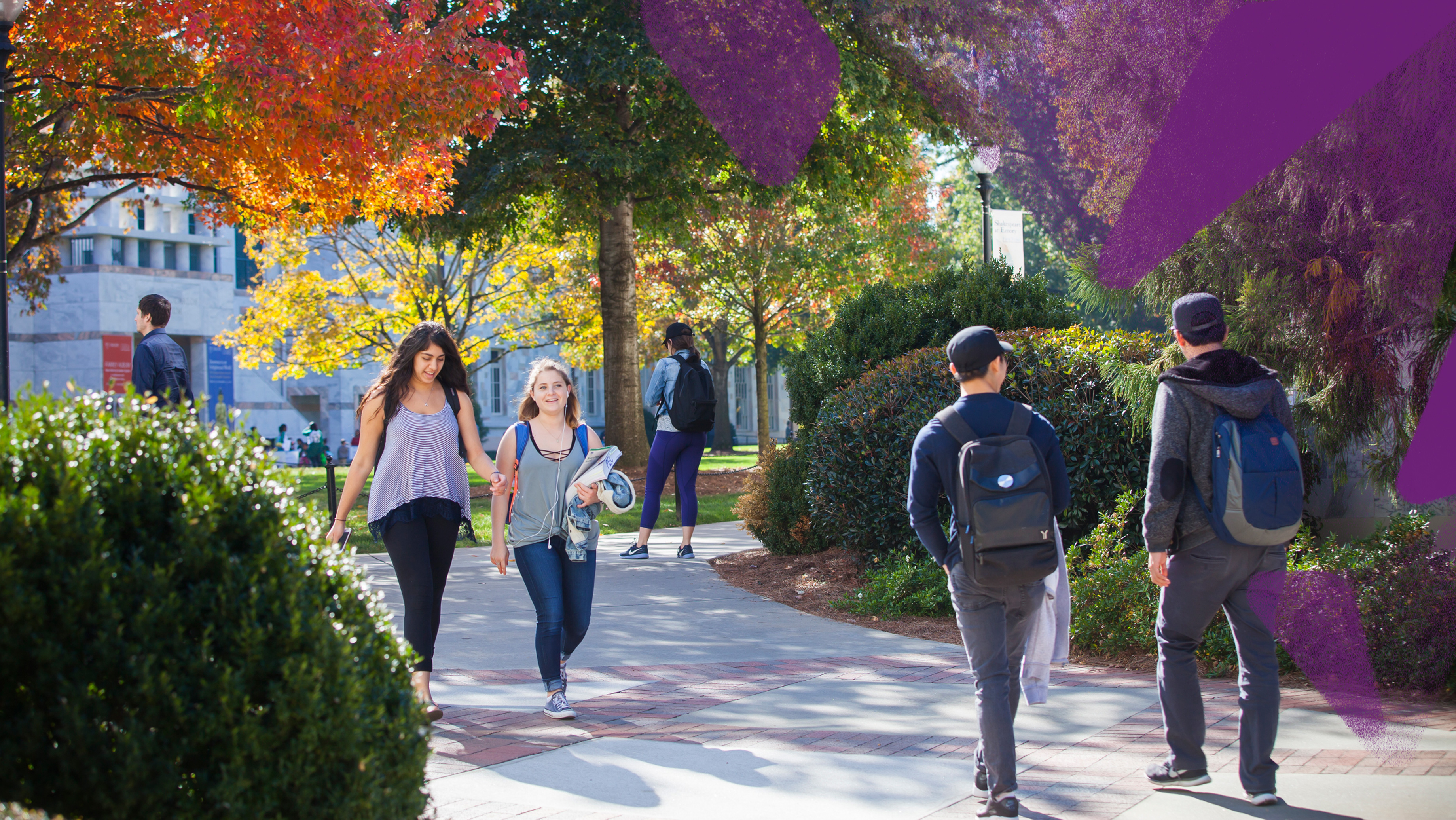 Students on ATL campus