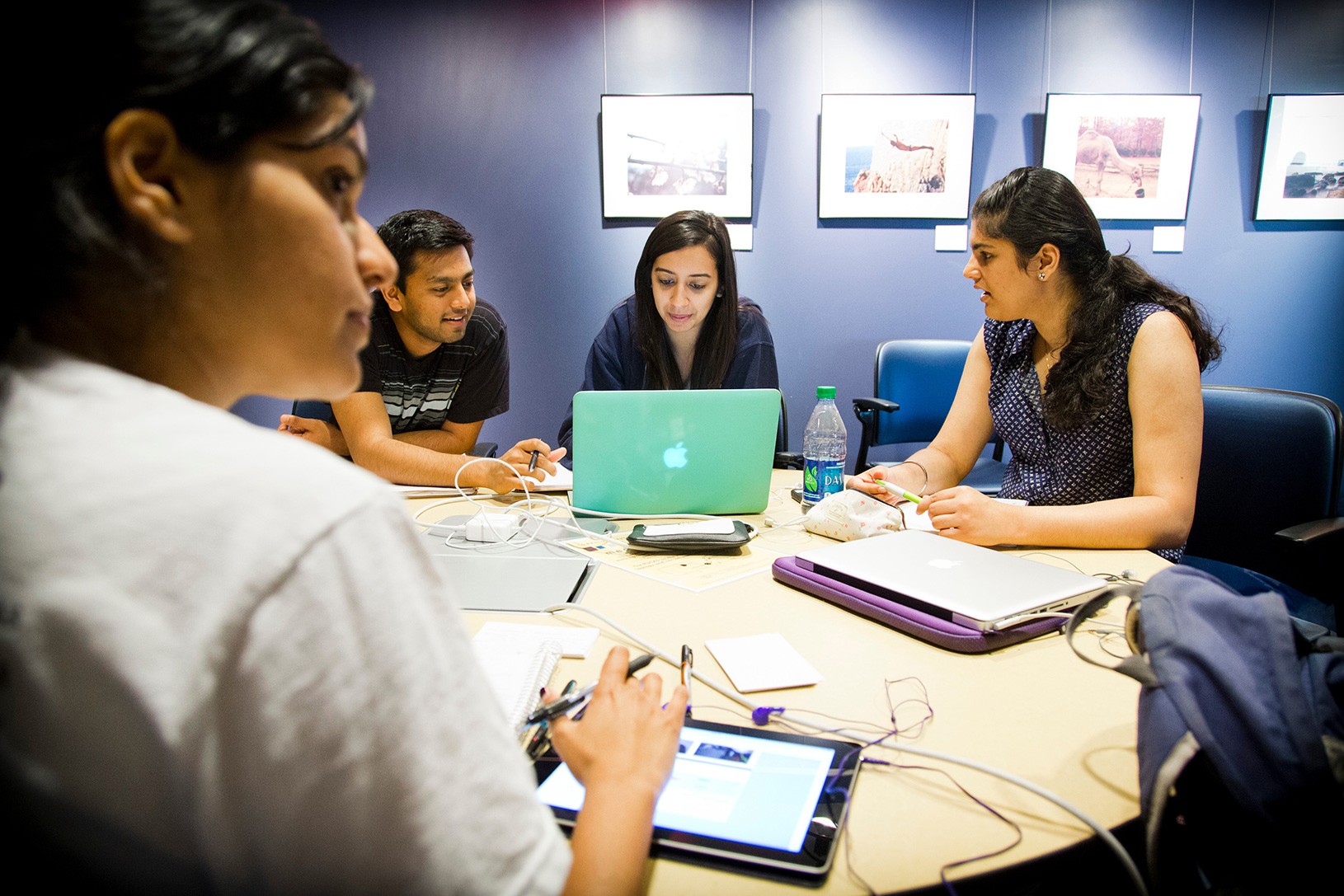 students in dialogue